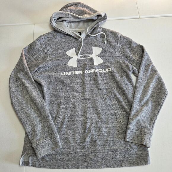 Under Armour Grey White Hoodie Woman's size Small - Picture 3 of 6